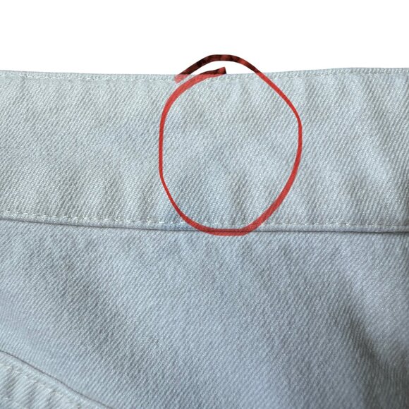 Chico's white cropped button zip two pocket stretchy jeans women's size 0 - Picture 9 of 9